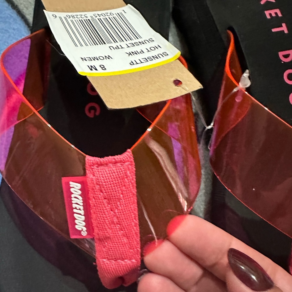 Rocket Dog hot pink flip flops NWT - Picture 7 of 7